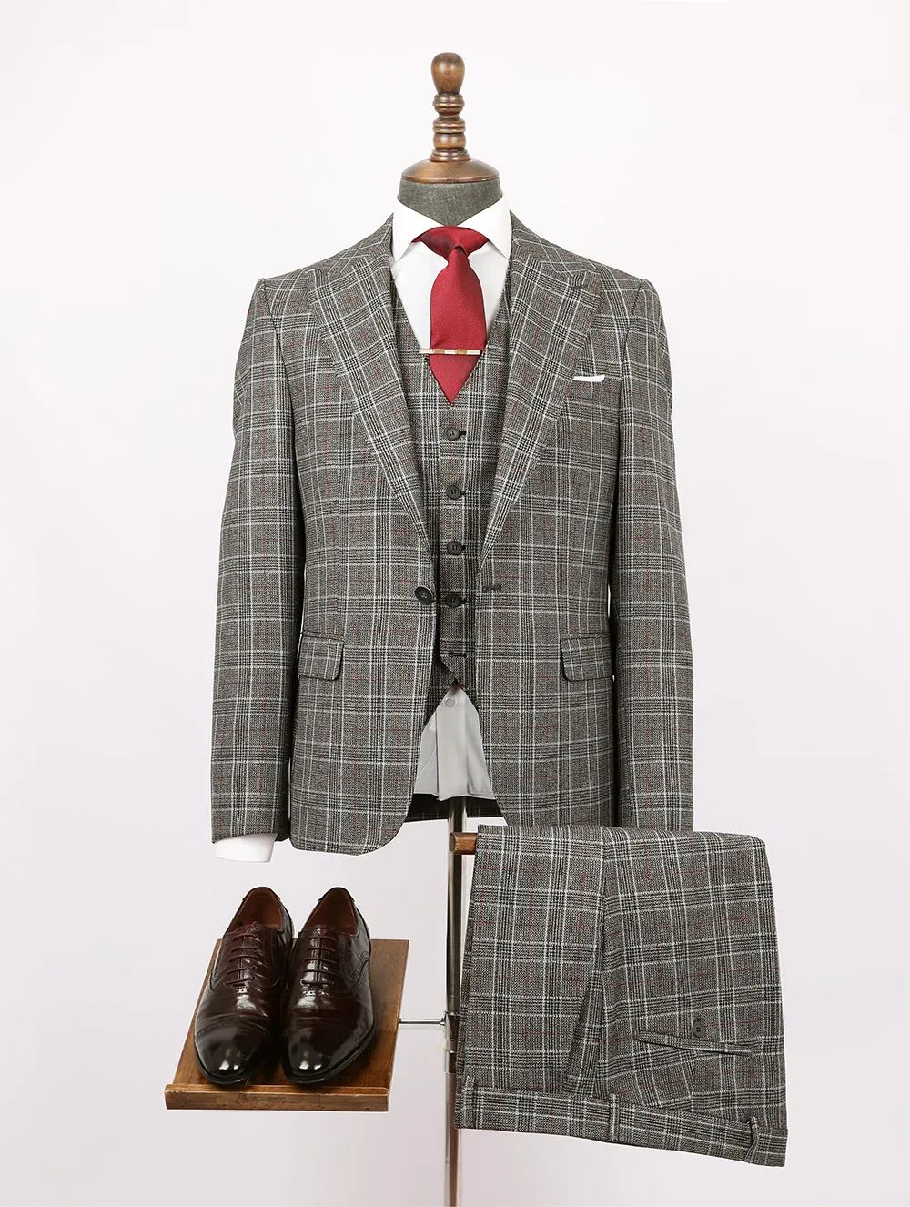 Abram Black Set Blazer Linen Suit