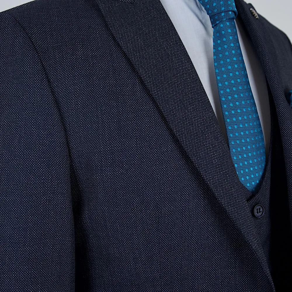 Alaric Blue Set Blazer Linen Suit