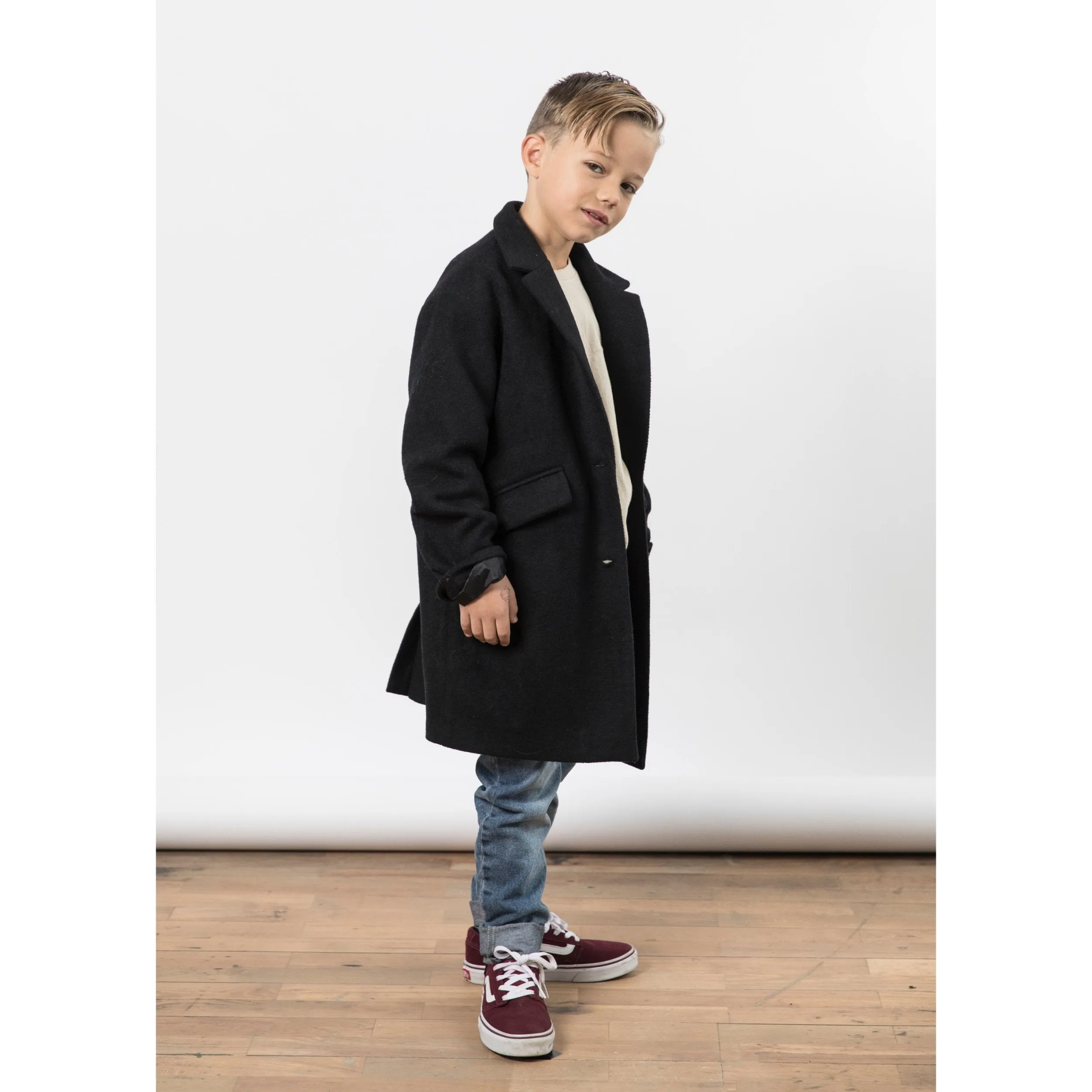 Bibbi Wool Coat Black