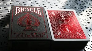 Bicycle Playing Cards: Metalluxe Crimson
