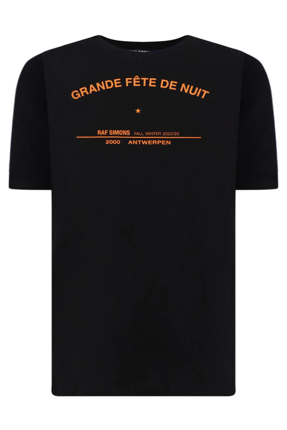 BIG FIT T-SHIRT WITH NIGHT PARTY PRINT