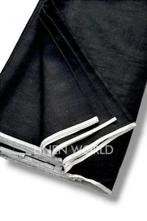 Black Linen Fabric (60 Lea)