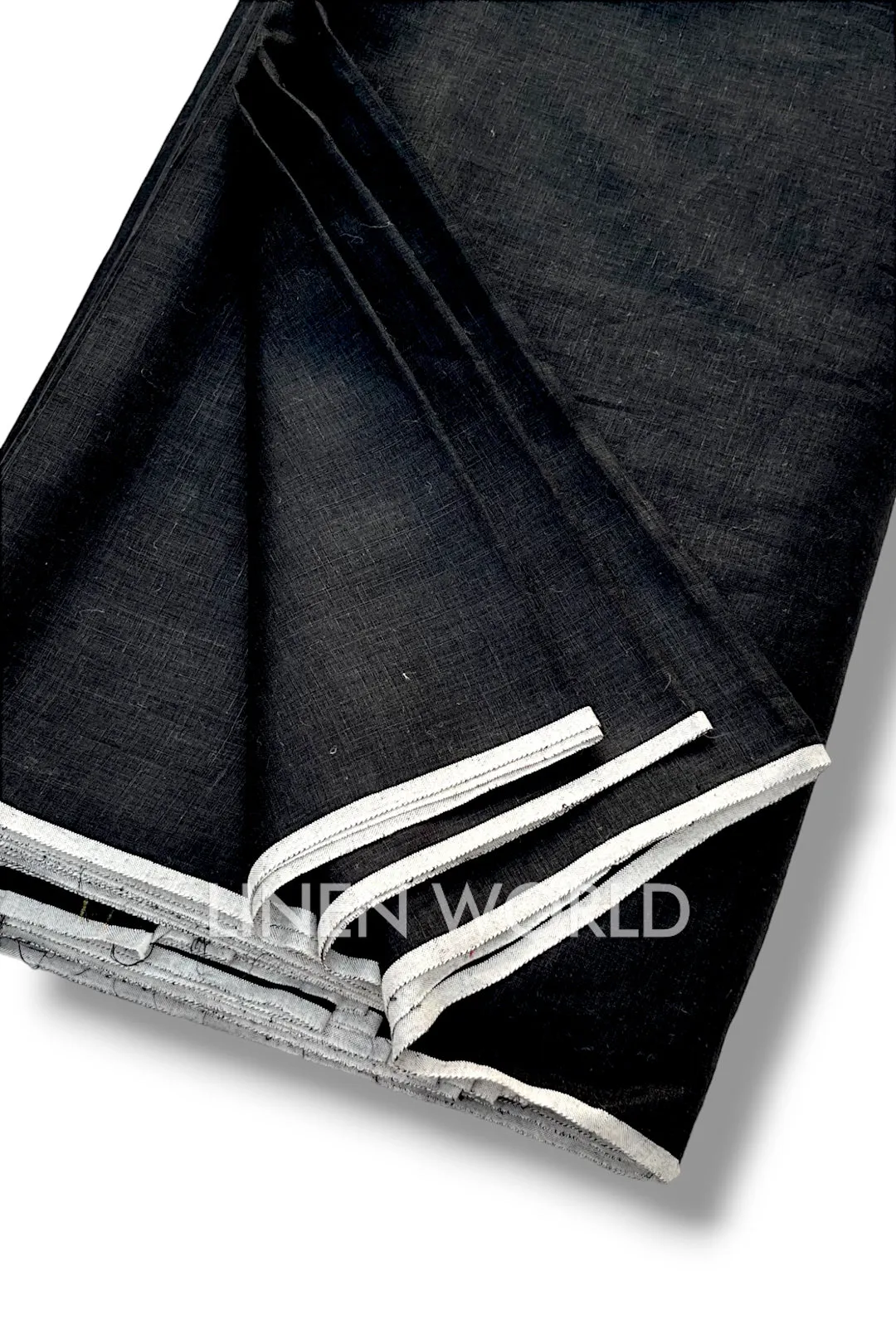 Black Linen Fabric (60 Lea)