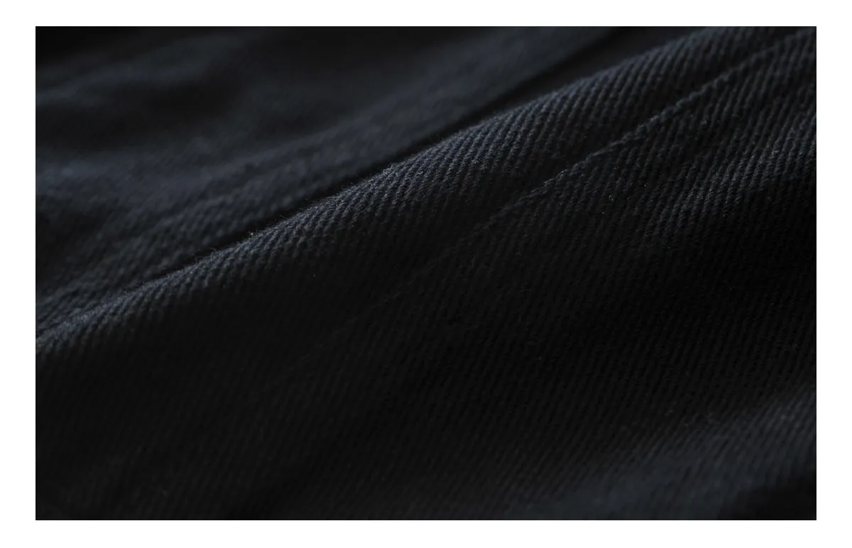 Black Loose Denim Jacket Dark Cool Yamamoto Style Tooling Salt Style Trendy Wear