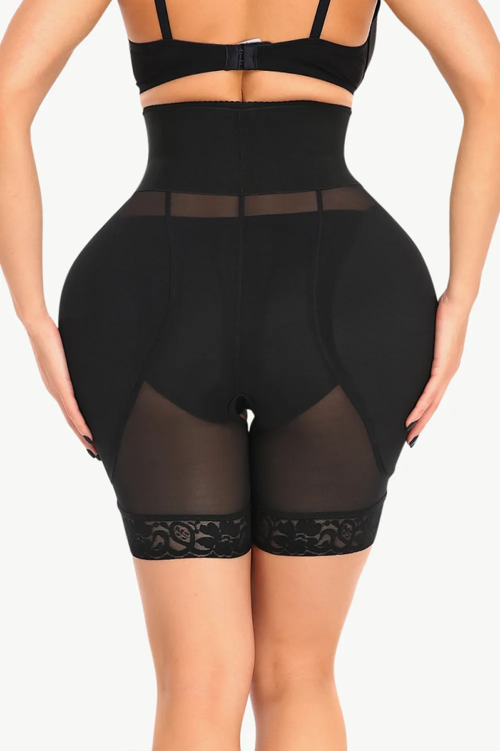 Breathable Lace Trim Shaping Shorts