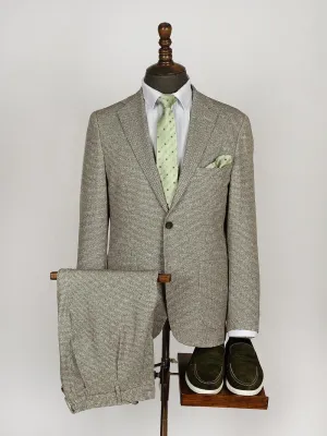 Carter Cream Set Blazer Linen Suit
