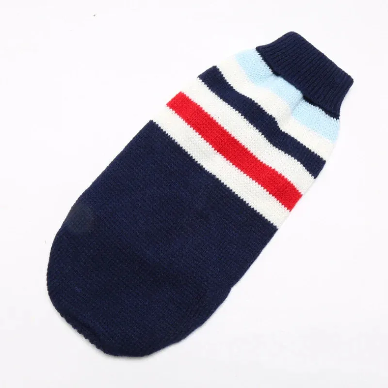 Cozy Canine Stripes Dog Sweater