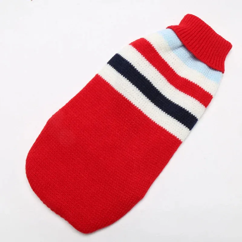 Cozy Canine Stripes Dog Sweater