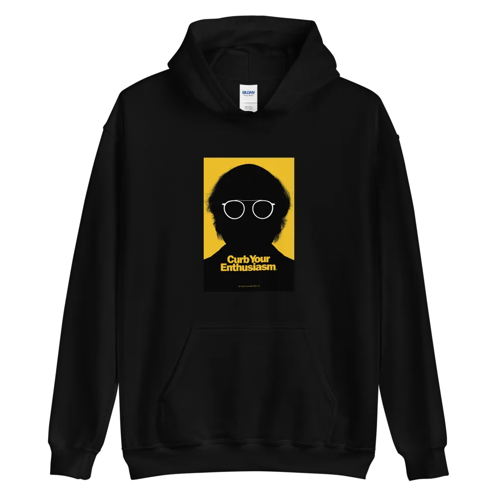 Curb Your Enthusiasm Larry's Silhouette Fleece Hooded Sweatshirt