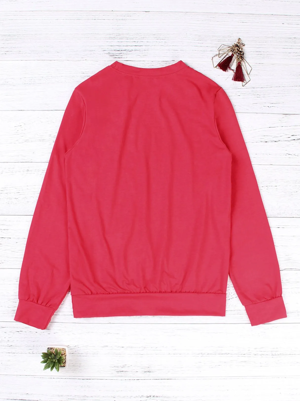Custom Crew Neck Printed Long Sleeve T-Shirts