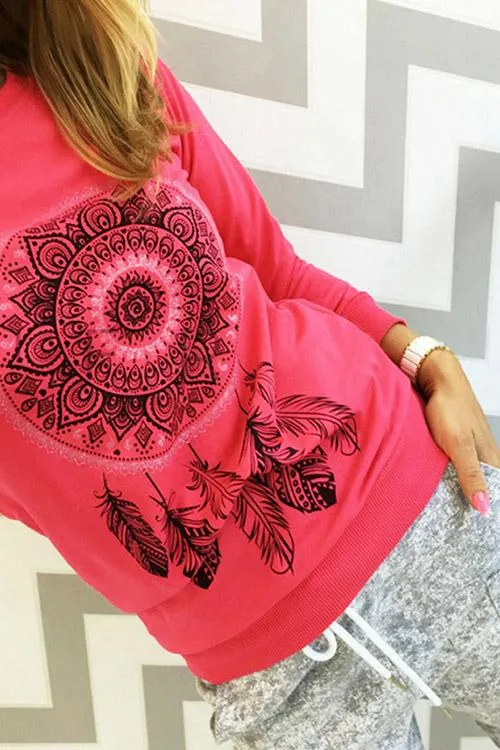 Custom Crew Neck Printed Long Sleeve T-Shirts
