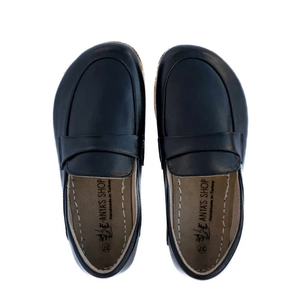 Dalia Leather Loafers - By Anya