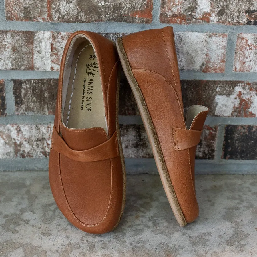 Dalia Leather Loafers - By Anya