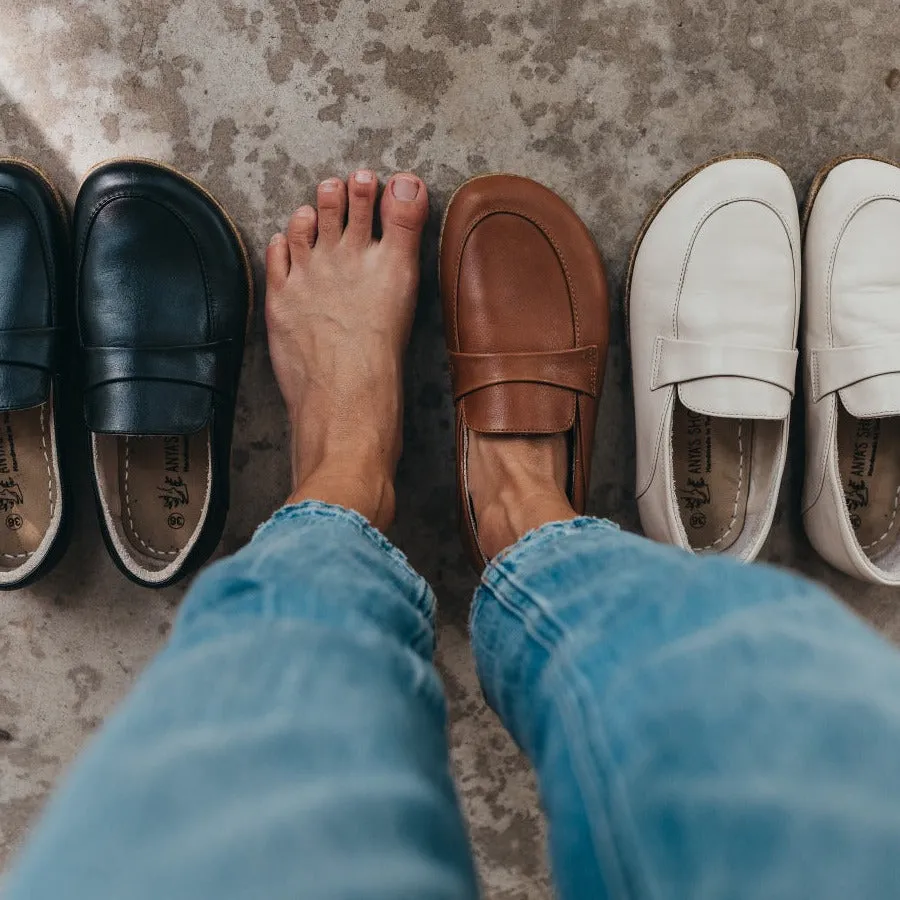 Dalia Leather Loafers - By Anya
