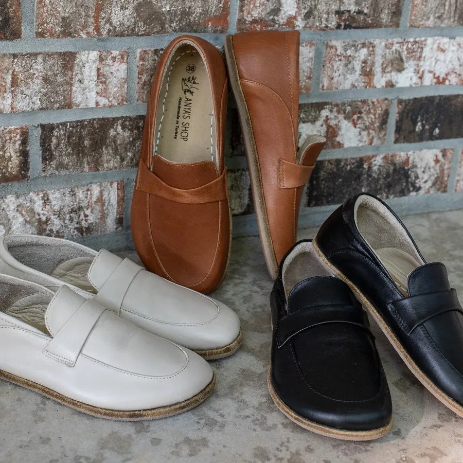 Dalia Leather Loafers - By Anya