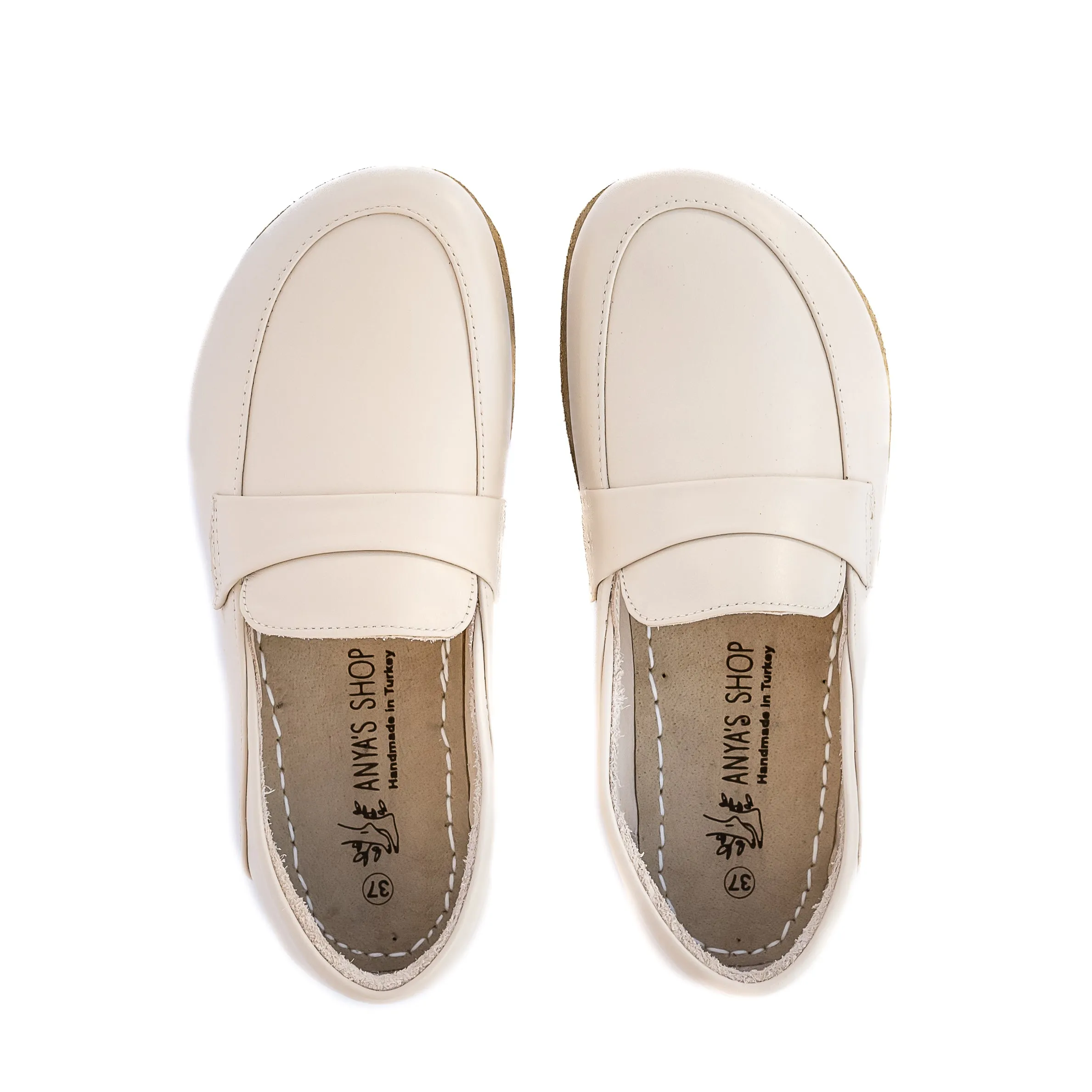 Dalia Leather Loafers - By Anya