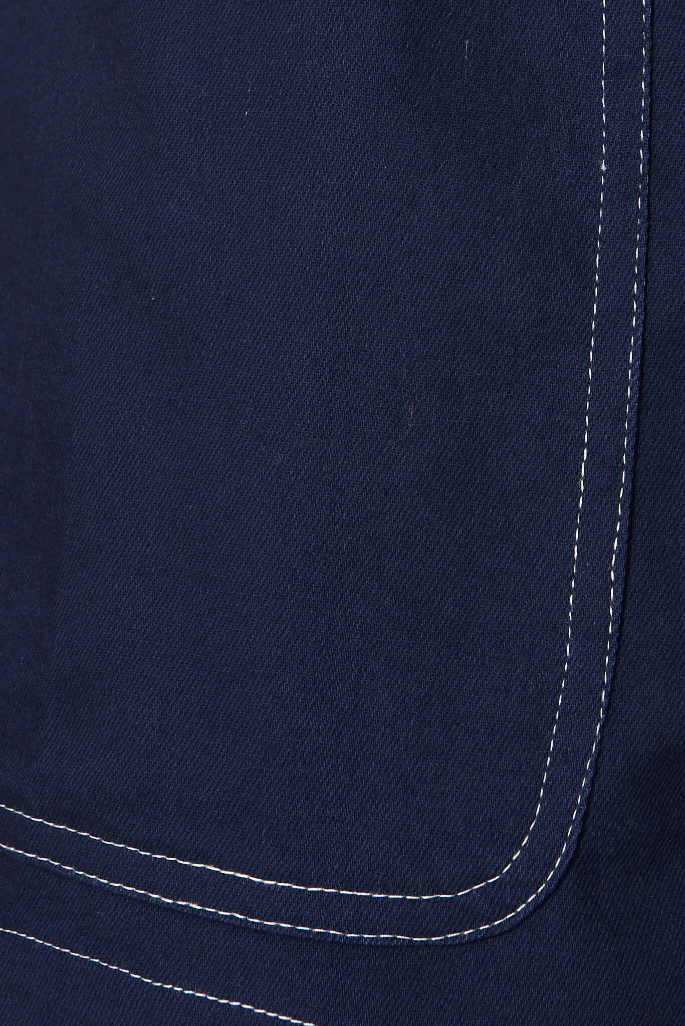 Devi Short In Navy Cotton Blend