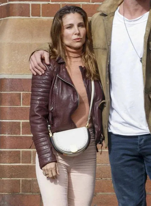 Fancy Leather Jacket Worn By Elsa Pataky | Elsa Pataky Leather Jacket