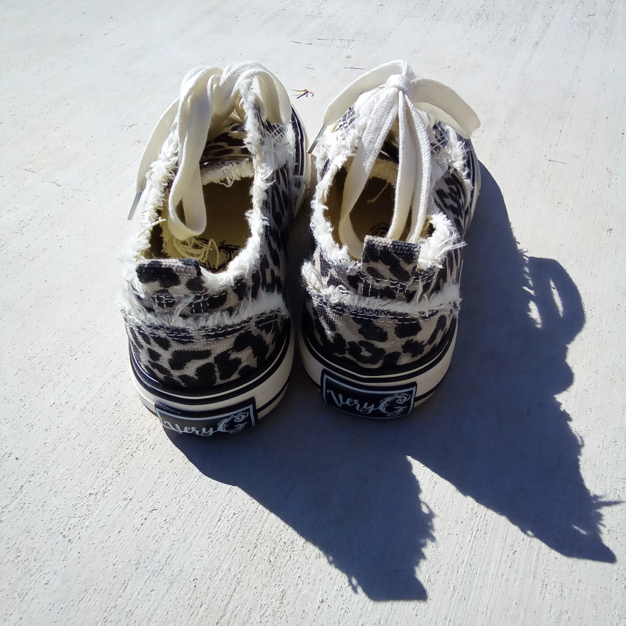 Frayed Leopard Sneaker | Very G Dako