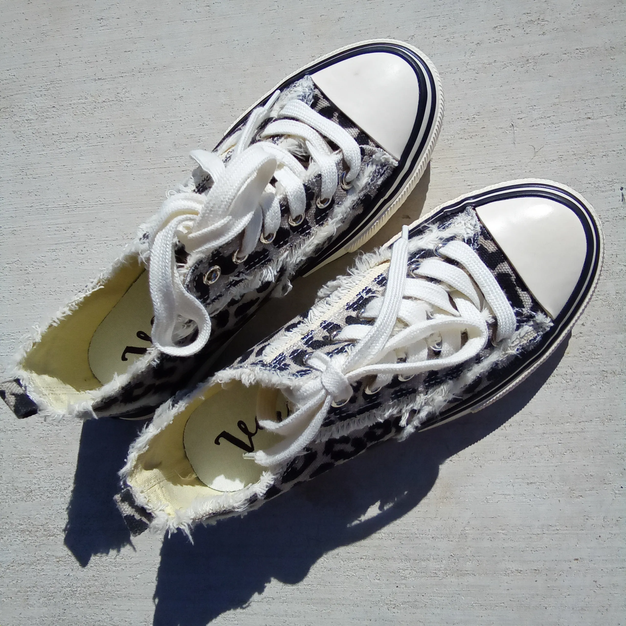 Frayed Leopard Sneaker | Very G Dako