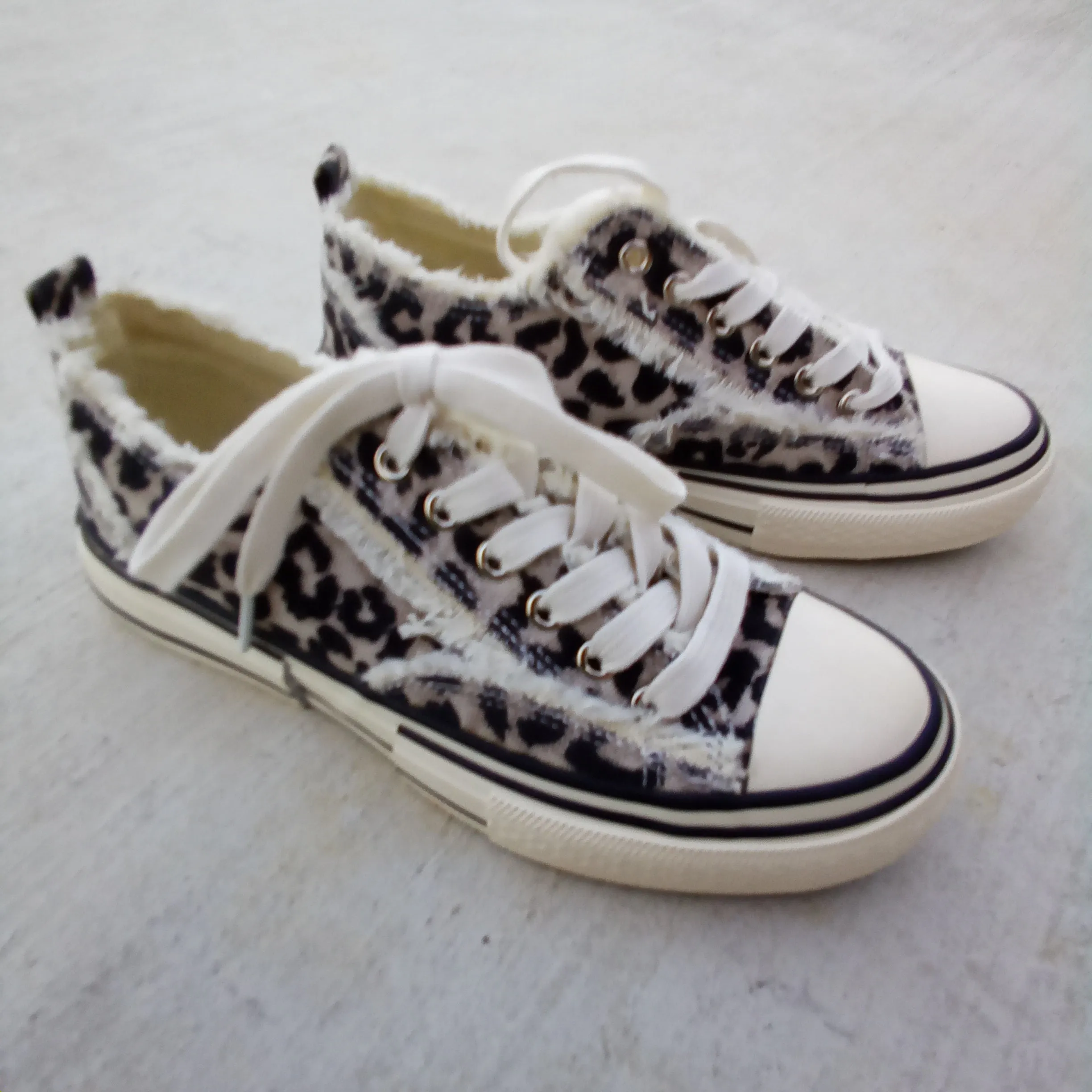 Frayed Leopard Sneaker | Very G Dako