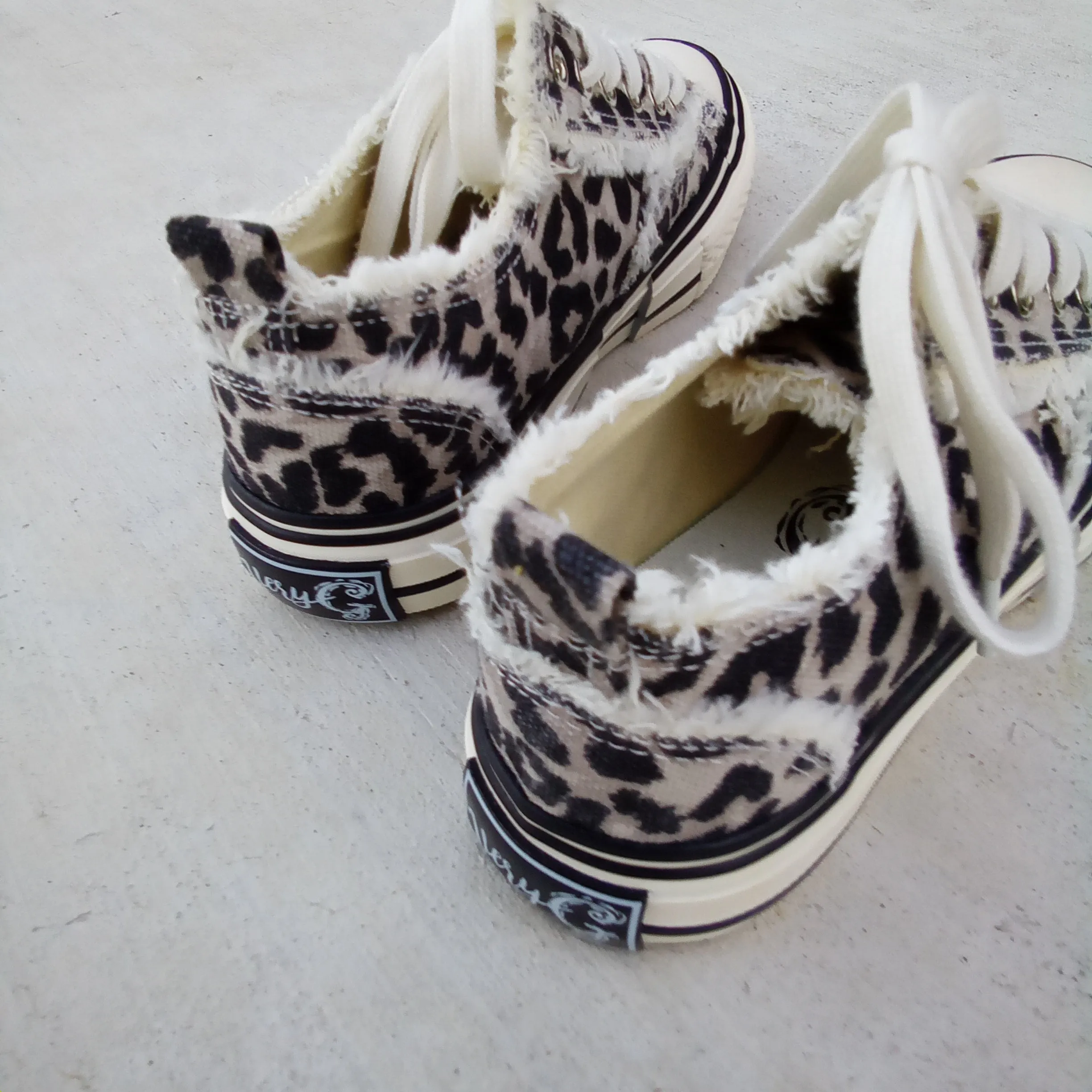 Frayed Leopard Sneaker | Very G Dako