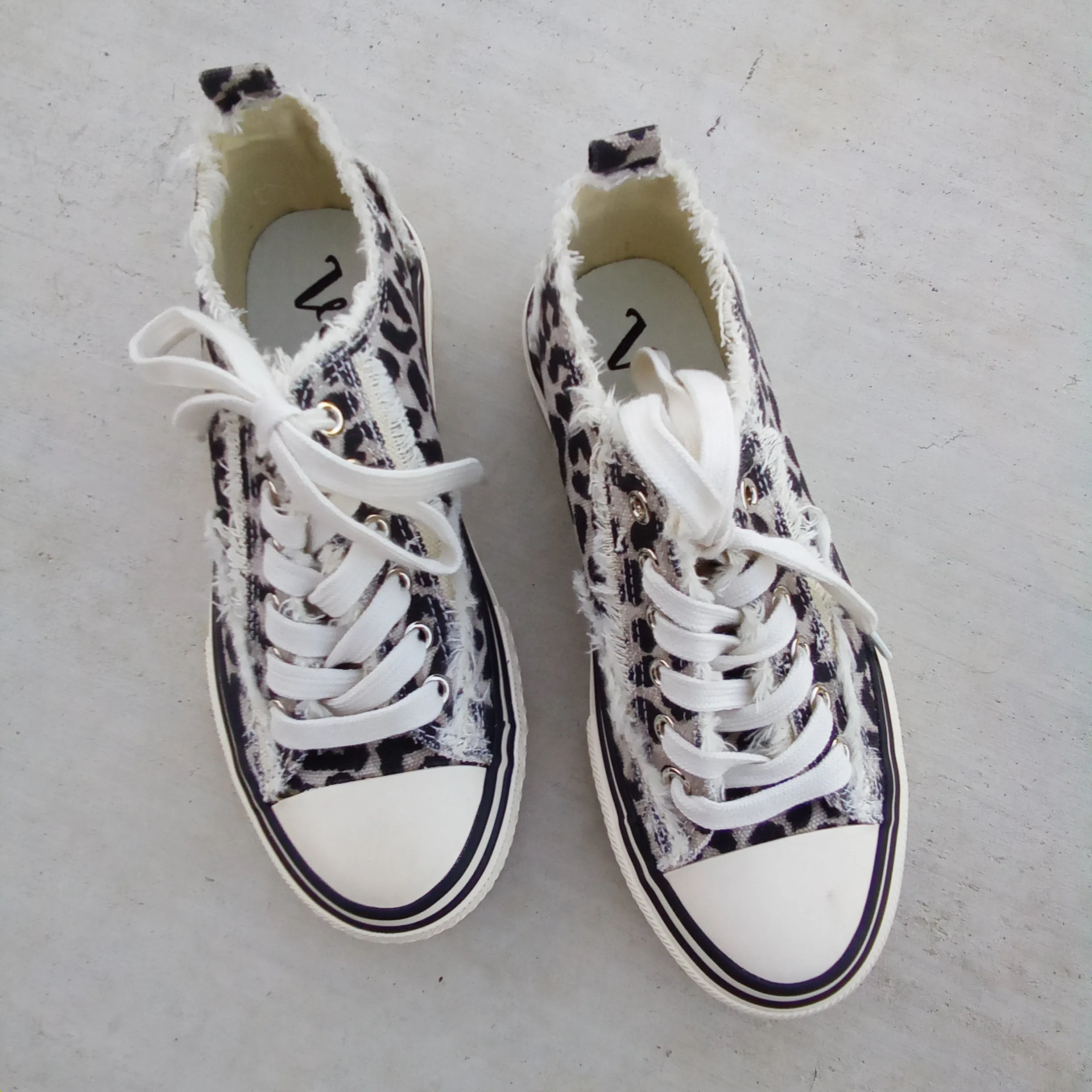 Frayed Leopard Sneaker | Very G Dako