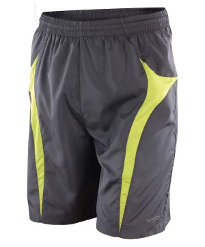Grey/Lime - Spiro micro-lite team shorts