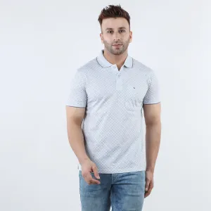Ice White Pocket Polo T-shirt