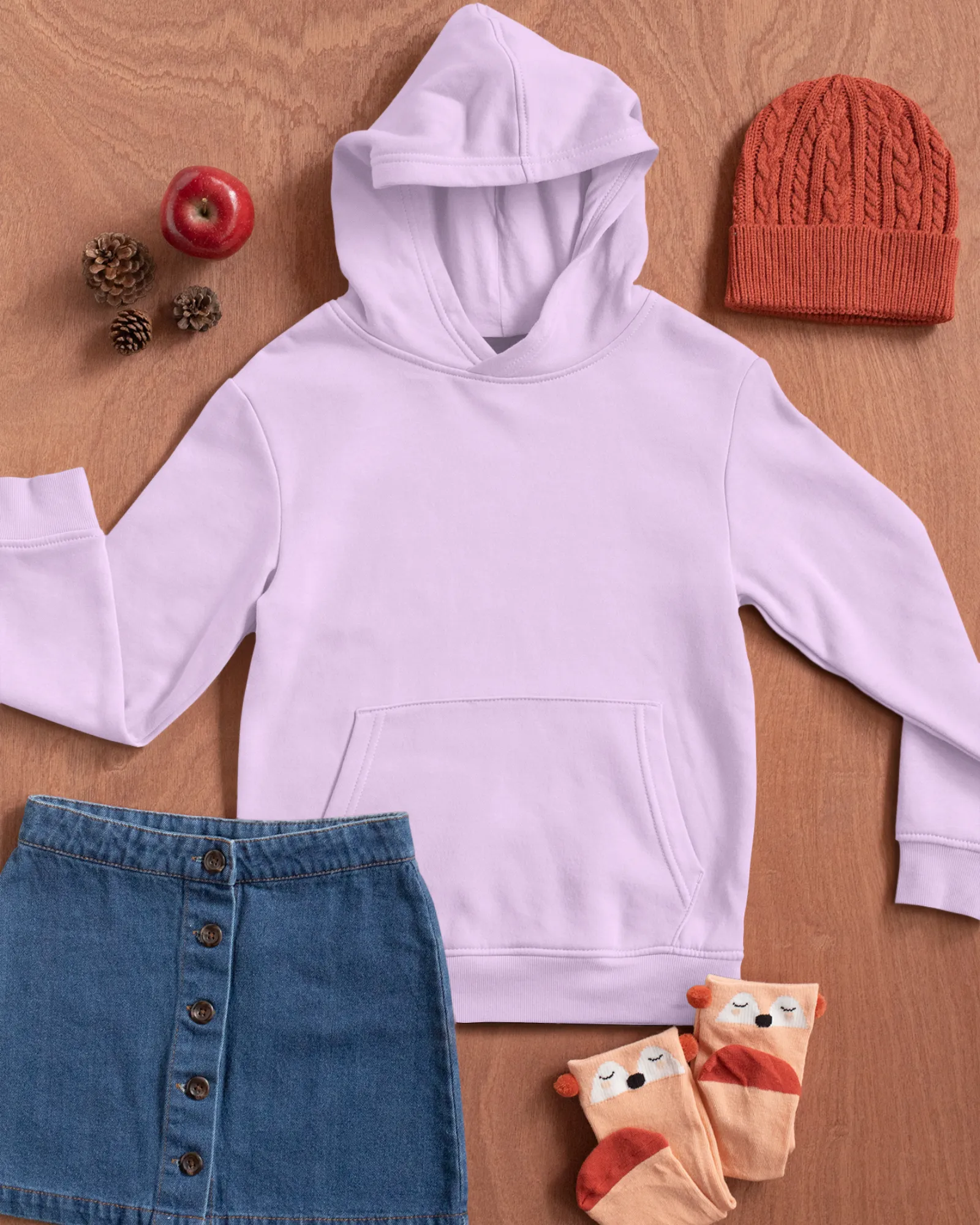 Kids Unisex Solid Hoodies