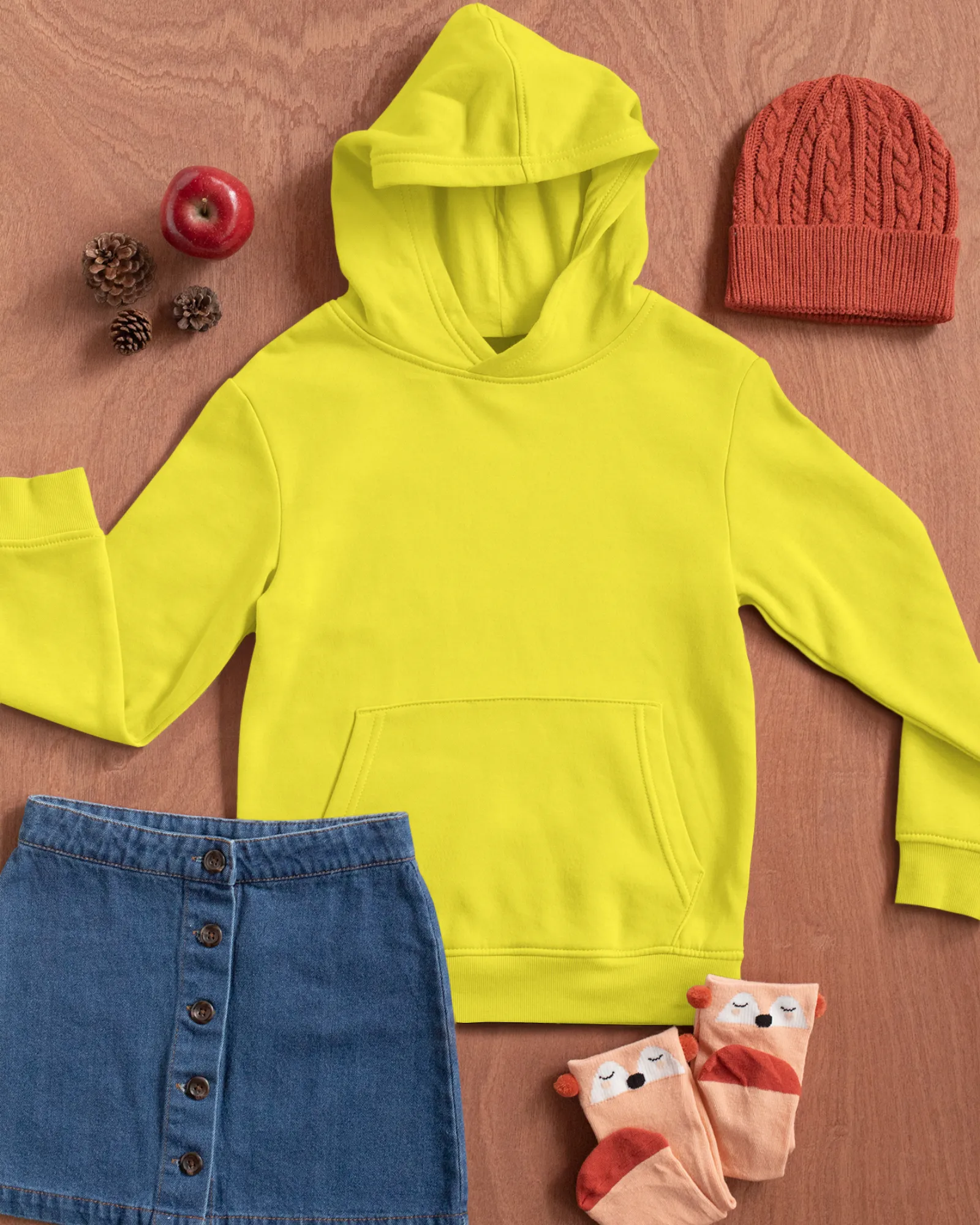 Kids Unisex Solid Hoodies