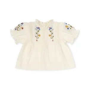 Lali Kids Luna Opaline Linen Blouse