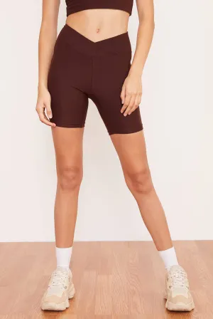 Midi Bike Shorts (Chai)