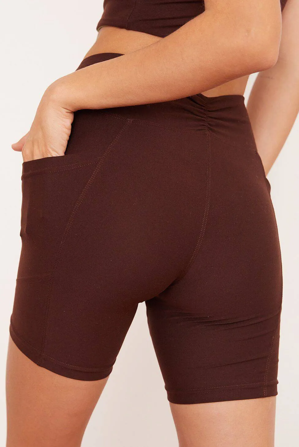 Midi Bike Shorts (Chai)