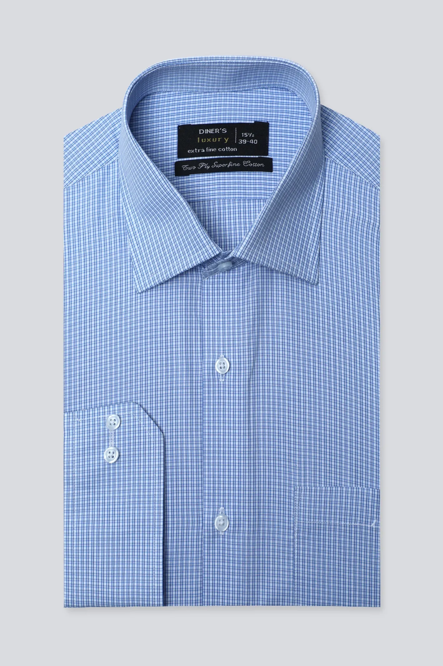 Multicolor Pin Check Formal Shirt