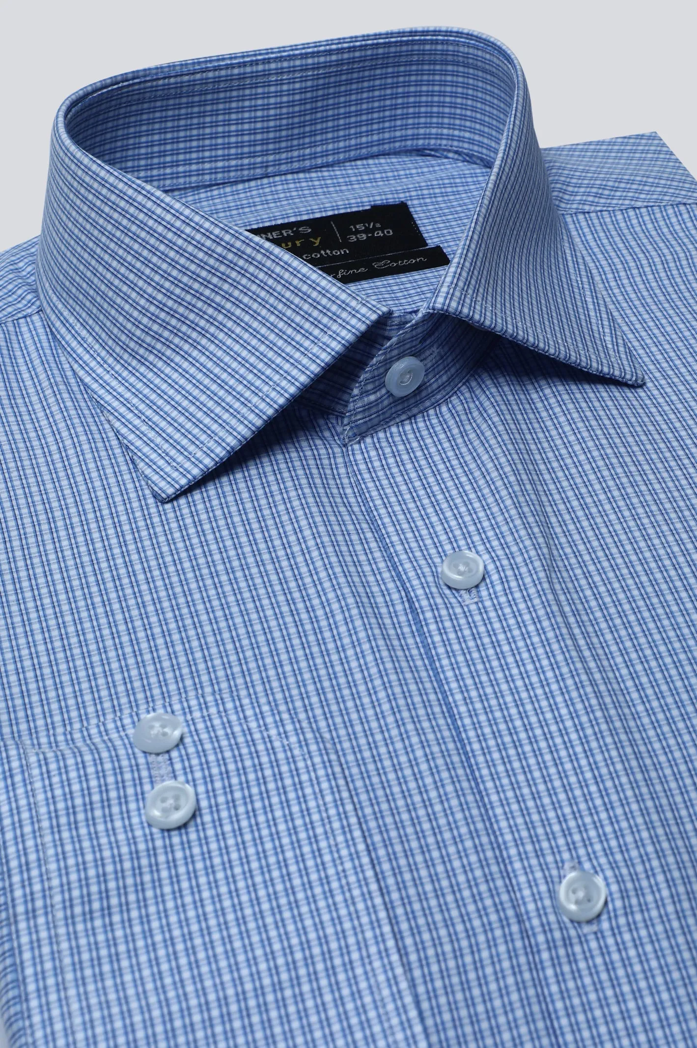 Multicolor Pin Check Formal Shirt