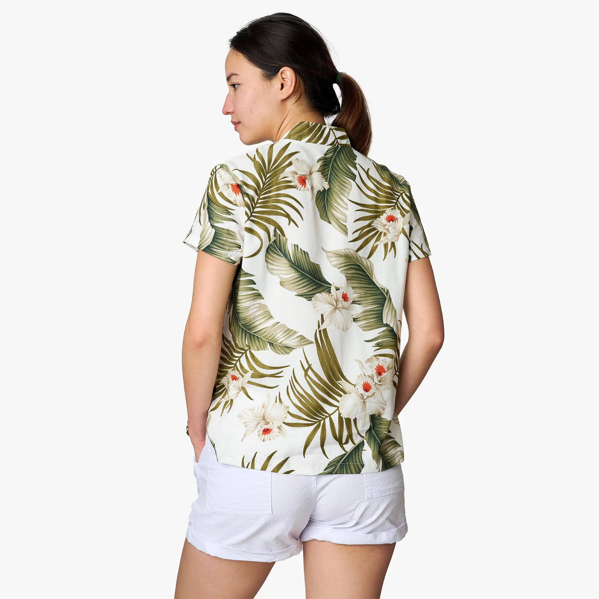 Orchid Mandarin Blouse