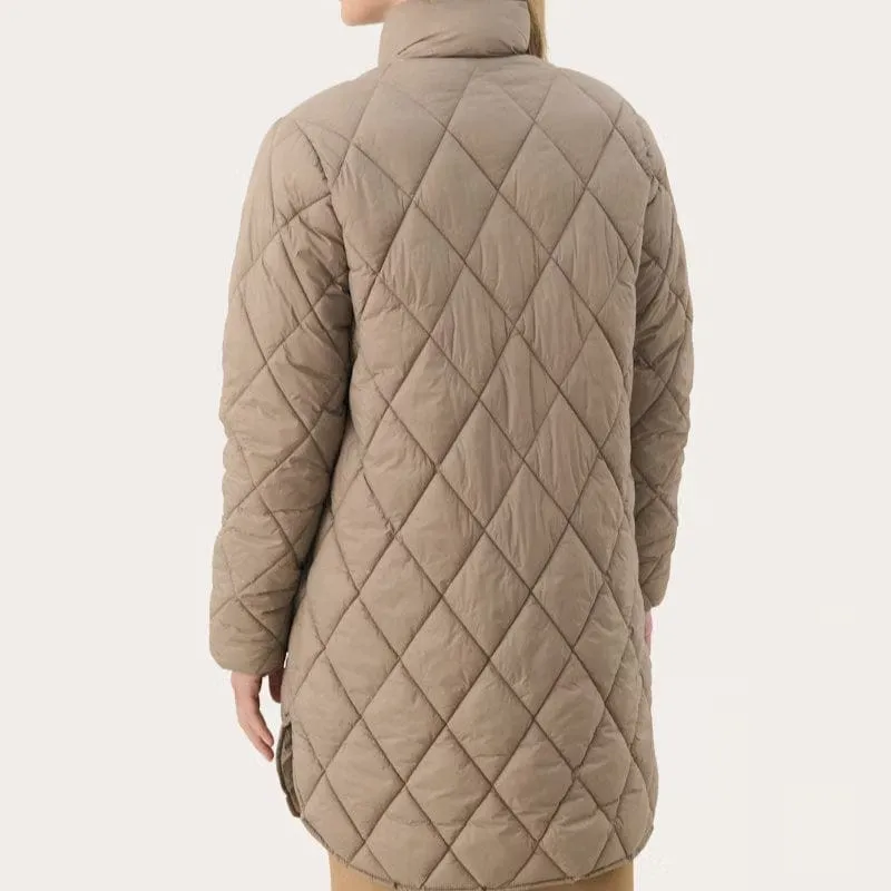 Part Two OlilasPW Coat In Desert Taupe