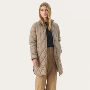Part Two OlilasPW Coat In Desert Taupe