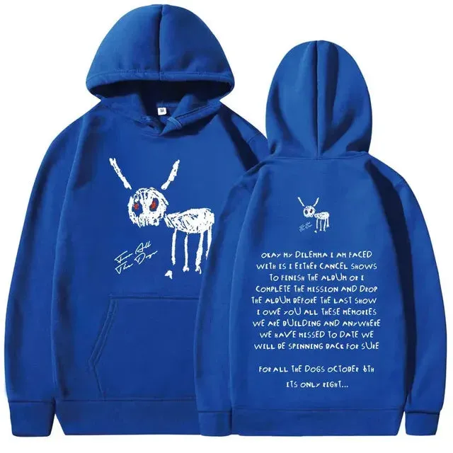 "For All The Dogs" Printed Vintage Hoodies