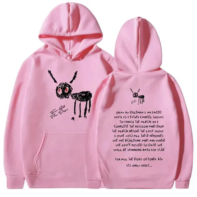 "For All The Dogs" Printed Vintage Hoodies
