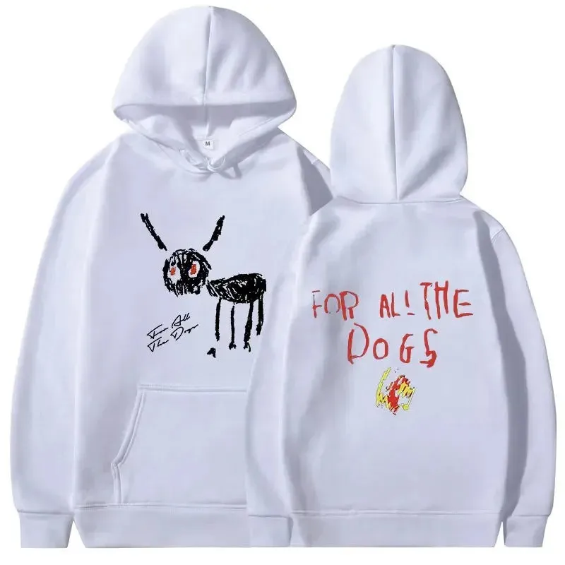 "For All The Dogs" Printed Vintage Hoodies