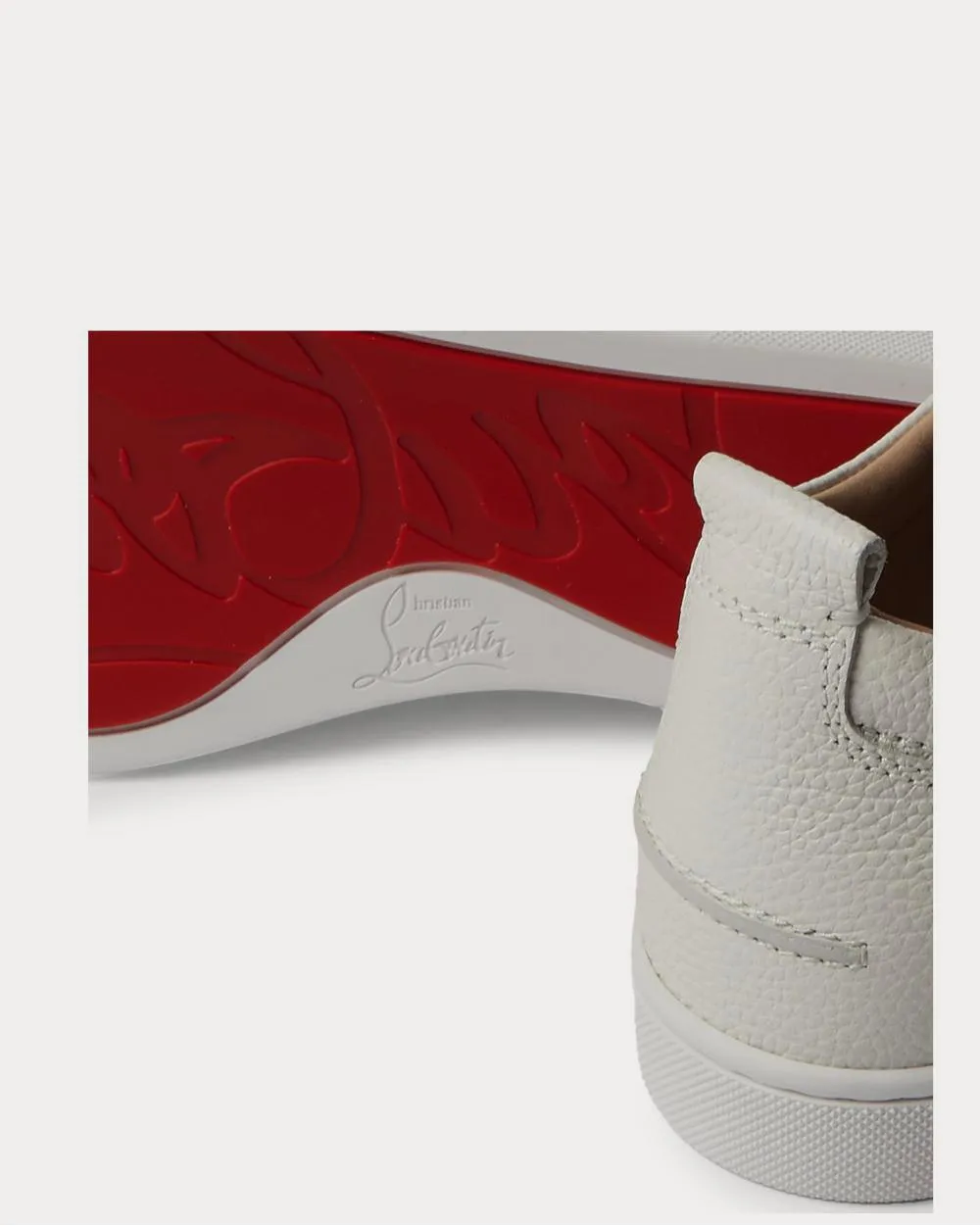 Rantulow Full-Grain Leather  Off-white low top sneakers