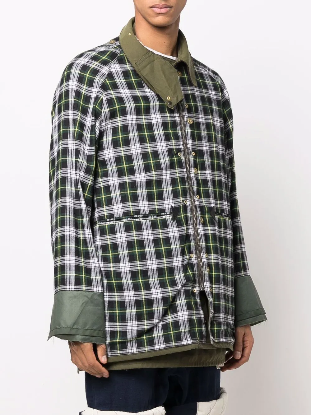 Reversible Check Pattern Jacket