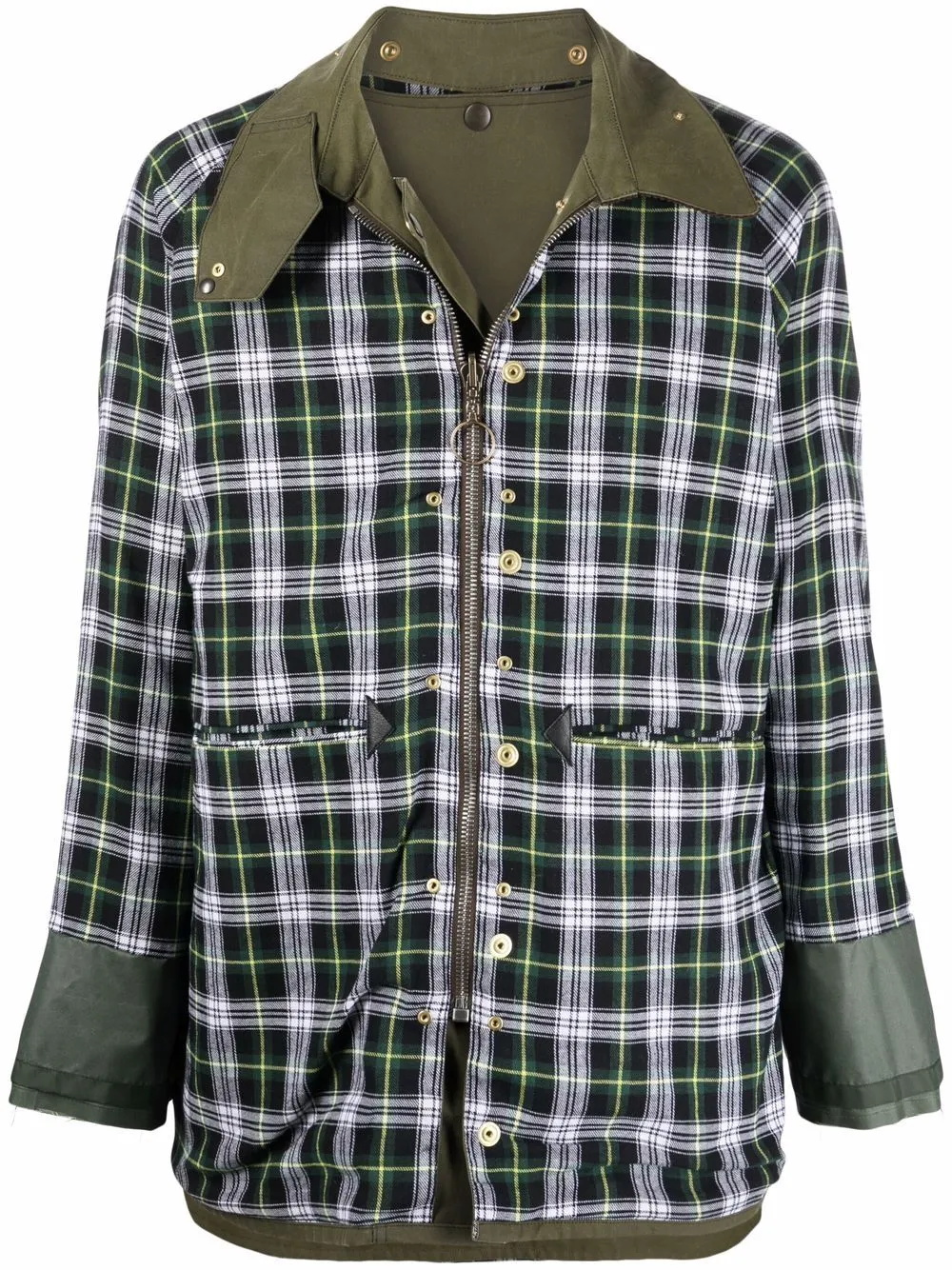 Reversible Check Pattern Jacket