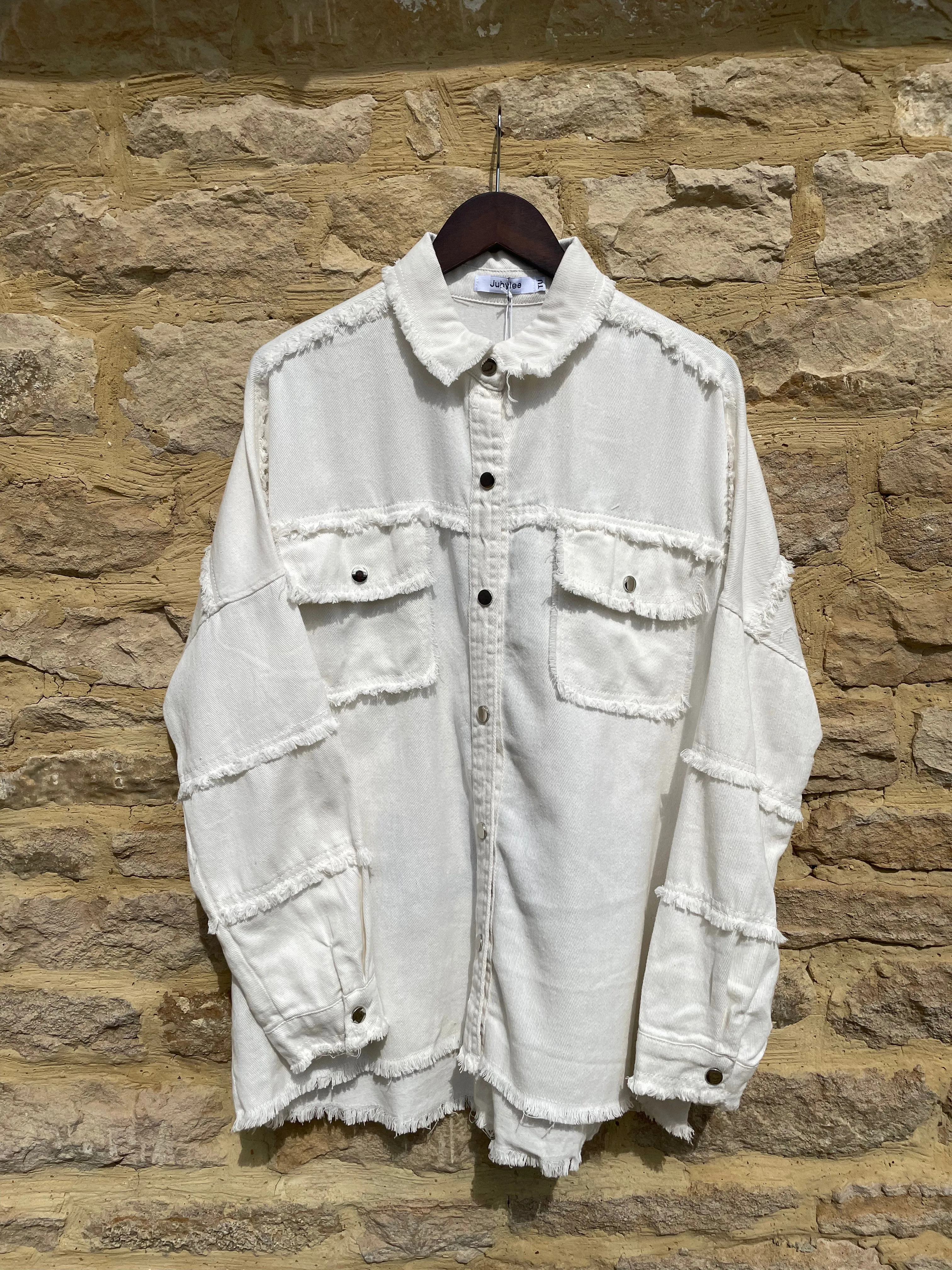Rock & Roll Jacket- White/Blue