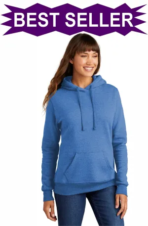 SCREEN PRINTED - LPC78H - Port & Company ® Ladies Core Fleece Pullover Hooded Sweatshirt