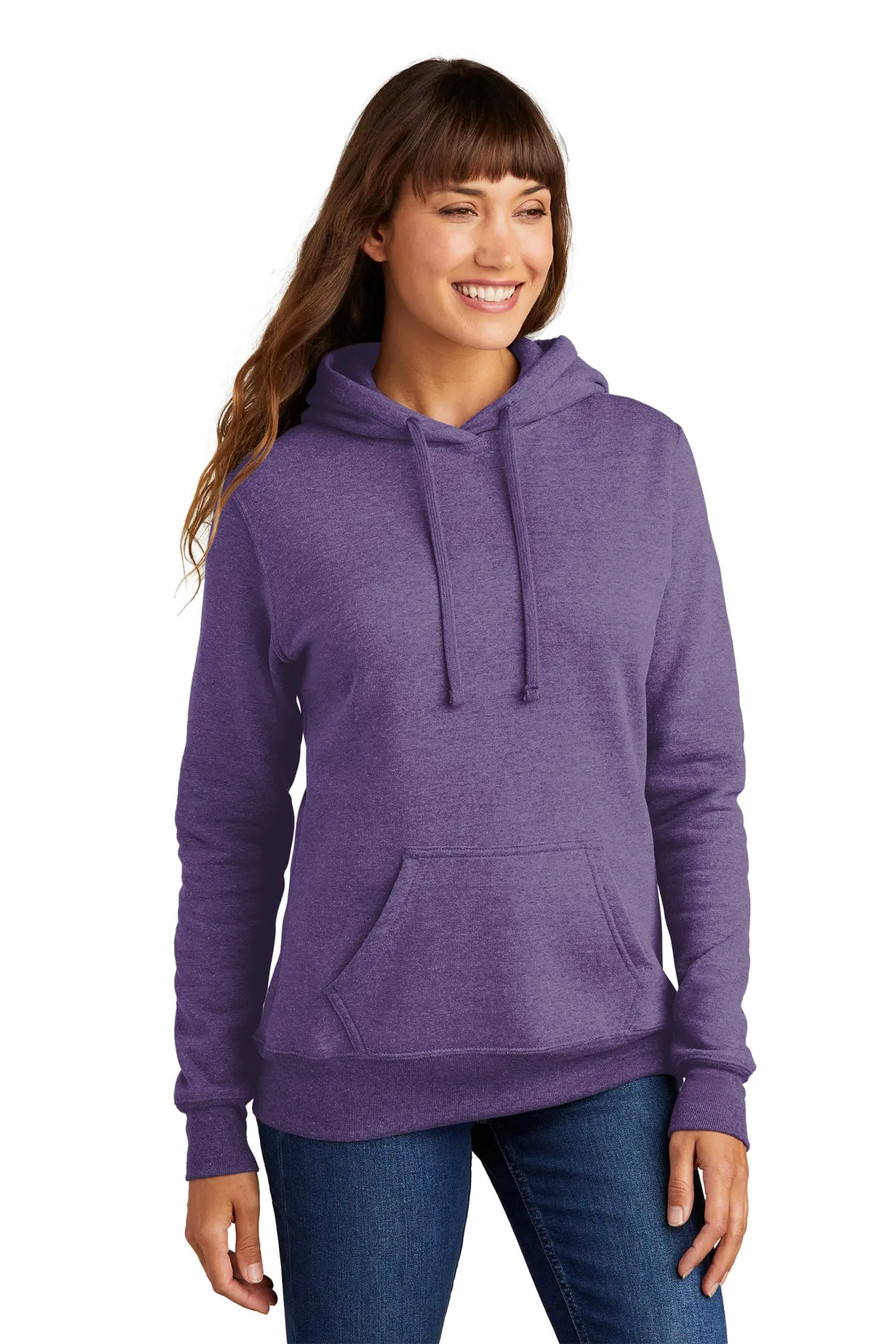 SCREEN PRINTED - LPC78H - Port & Company ® Ladies Core Fleece Pullover Hooded Sweatshirt