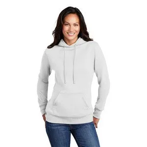 SCREEN PRINTED - LPC78H - Port & Company ® Ladies Core Fleece Pullover Hooded Sweatshirt