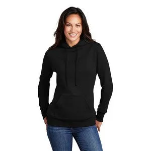 SCREEN PRINTED - LPC78H - Port & Company ® Ladies Core Fleece Pullover Hooded Sweatshirt